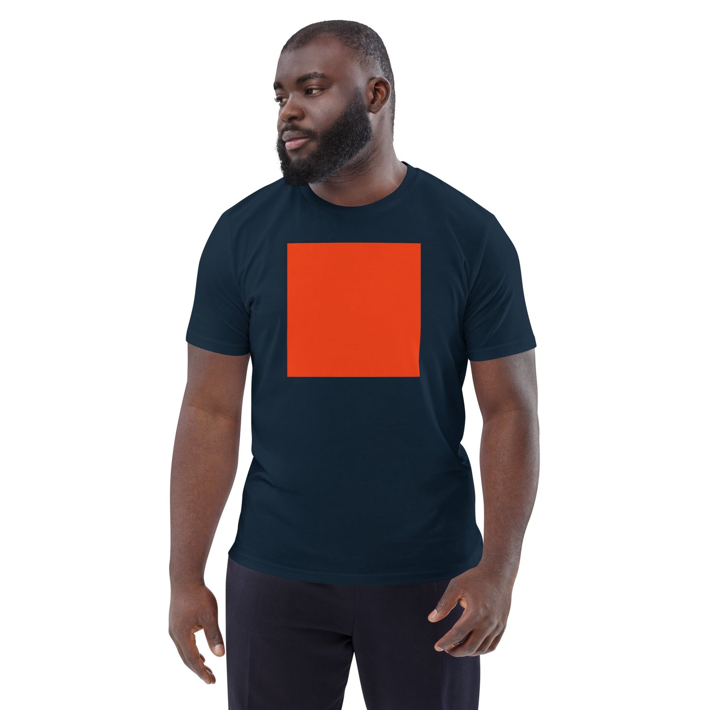 BREAKLINE TEE_ORANGE SQUARE