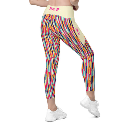 WOMENS LEGGINGS_COLOUR STRIPE