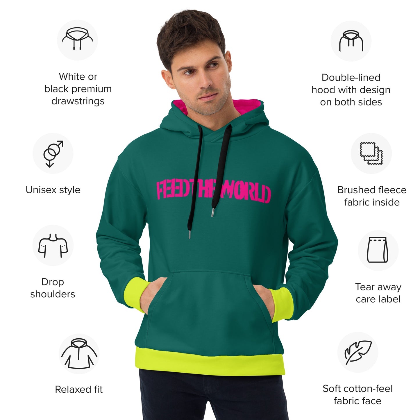 UNISEX HOODIE_FEED THE WORLD